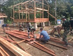 Sinergi Tanpa Batas: Satgas TMMD Ke-128 Kodim 0104/Atim dan Warga Alue Canang Bahu-Membahu Bangun TPA Mimpi Generasi Muda