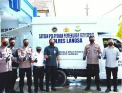 Kapolres Langsa Monitoring Dapur SPPG Sekaligus Tinjau Langsung Penyaluran Makanan Bergizi Ke Sekolah