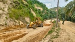 Jalan Berlumpur Tinggal Kenangan, Pembangunan Hampir Rampung, Warga Jambo Labu Ucap Terima Kasih pada Satgas TMMD