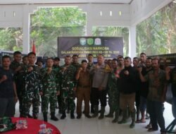 Ada yang Mengancam Generasi Desa, Posko TMMD Reg Ke-128 Jadi Tempat Peringatan