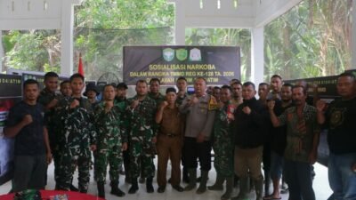 Ada yang Mengancam Generasi Desa, Posko TMMD Reg Ke-128 Jadi Tempat Peringatan
