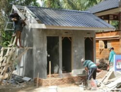 Progres 90 Persen, MCK IV TMMD di Alue Canang Tinggal Sentuhan Akhir