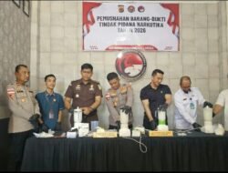 Polres Langsa Musnahkan 2,5 Kg Sabu, Lebih 20 Ribu Jiwa Berhasil Diselamatkan