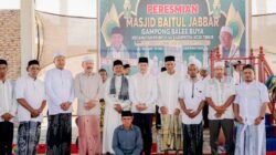 Wakil Bupati Aceh Timur. T. Zainal Abidin Resmikan Masjid Baitul Jabbar Bersama Tokoh Agama