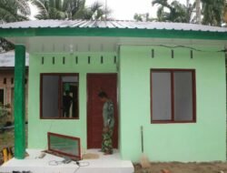 TMMD 128 Kodim 0104/Aceh Timur Wujudkan Impian, Rumah Ibu Cut Farida Kini Semakin Nyata
