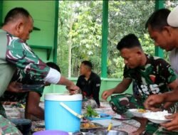 Doa dan Syukur Mengiringi TMMD 128, Warga Gelar Persejuk di TPA Babunajah