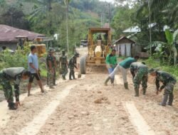 Potret Kebersamaan Satgas TMMD 128 dan Warga Menguat di Penghujung Penutupan