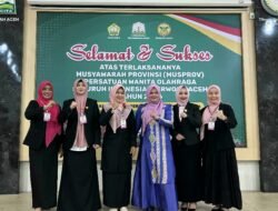 Istri Wakil Bupati Aceh Timur, Ny. Erni Handayani Hadiri MUSPROV PERWOSI Kabupaten/Kota se-Aceh