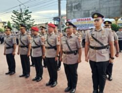Kapolres Langsa Pimpin Sertijab: Sejumlah Pejabat Utama dan Kapolsek di Rotasi