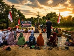 Terharu, Wujud Syukur dan Terima Kasih, Warga Gelar Peusijuek Pembangunan Jembatan Armco untuk TNI AD di Aceh Timur