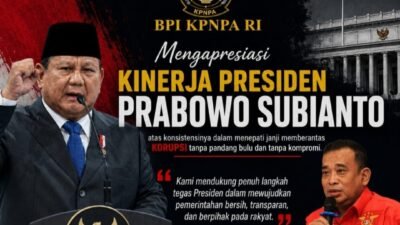 BPI KPNPA RI Apresiasi Langkah Presiden Prabowo, Percaya Plt Jampidsus Rudi Margono Tuntaskan Penegakan Hukum