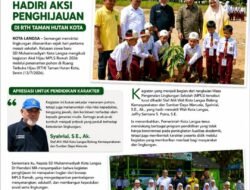 Dihari Pertama Sekolah, Siswa SD Muhammadiyah Langsa Menanam Pohon Sekaligus Tanam Harapan