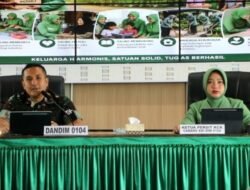 Jam Komandan Perdana, Dandim 0104/Atim Tekankan Kekuatan Keluarga Sebagai Fondasi Keberhasilan Tugas Prajurit