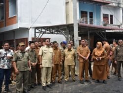 Walikota Langsa Tinjau Pasar Benahi Bangunan Serap Aspirasi Pedagang