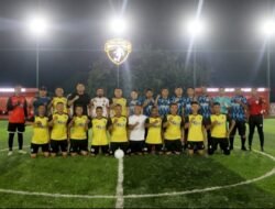 Dandim 0104/Atim dan Bupati Aceh Timur Berlaga dalam Pertandingan Mini Soccer Persahabatan