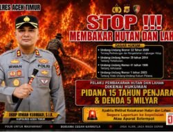 Cegah Karhutla, Kapolres Aceh Timur Imbau Masyarakat Tidak Membakar Hutan dan Lahan