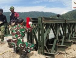 Jembatan Bailey Penghubung Aceh Timur–Gayo Lues Masuki Tahap Akhir Pengerjaan