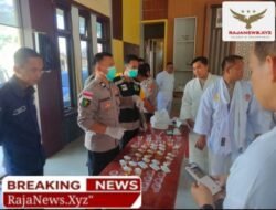 Polres Aceh Tamiang Gelar Tes Urine dan Ujian Beladiri bagi 60 Personel Peserta UKP