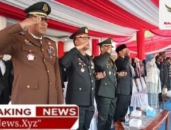 Penuh Khidmat dan Nasionalisme, Dandim 0104/Aceh Timur Ikuti Prosesi Penurunan Bendera Merah Putih HUT Kemerdekaan RI Ke-81 di Langsa