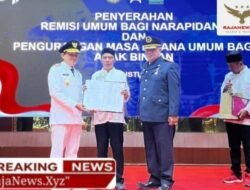 Tiga Narapidana Rutan Kelas IIB Banda Aceh Bebas Usai Terima Remisi HUT Kemerdekaan RI Ke-81