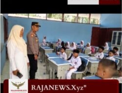 Kapolsek Idi Tunong Dorong Murid SDN. 1 Buket Teukuh Tumbuh Disiplin dan Berkarakter