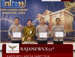 Kapolres Langsa Sabet Tiga Penghargaan KPPN Award 2026, Bukti Kinerja Transparan dan Akuntabel