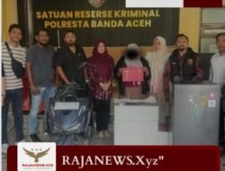 Satreskrim Polresta Banda Aceh Tangkap ART Diduga Curi 13 Mayam Emas Milik Mantan Majikan