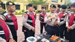 Satsamapta Polres Aceh Timur Perkenalkan Byrna SD sebagai Senjata Beladiri