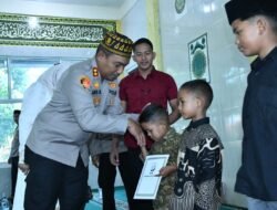 Peringati Maulid Nabi, Kapolres Aceh Timur Santuni Anak Yatim, Tekankan Teladan Akhlak Rasulullah