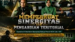 Memperkuat Sinergitas dan Pengabdian Teritorial, Dandim 0104/Atim Bersama Ketua Persit KCK Cab. XXI, Laksanakan Kunjungan Kerja di Madat dan Simpang Ulim