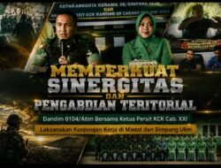 Memperkuat Sinergitas dan Pengabdian Teritorial, Dandim 0104/Atim Bersama Ketua Persit KCK Cab. XXI, Laksanakan Kunjungan Kerja di Madat dan Simpang Ulim