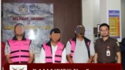 Kejari Langsa Kembali Lakukan Penahanan pada Tiga Orang Tersangka Dugaan Tipikor Jembatan Hutan Mangrove Rugikan Negara 561 Juta