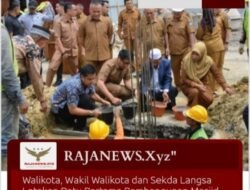 Walikota, Wakil Walikota dan Sekda Langsa Letakkan Batu Pertama Pembangunan Masjid Asy-Syakirin
