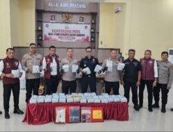Polres Langsa Ungkap 46,6 Kg Sabu Jaringan Malaysia, Nilainya Capai Rp.13,2 Miliar