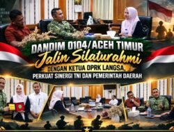 Dandim 0104/Aceh Timur Jalin Silaturahmi dengan Ketua DPRK Langsa, Perkuat Sinergi TNI dan Pemerintah Daerah