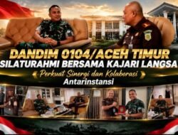 Dandim 0104/Aceh Timur Silaturahmi Bersama Kajari Langsa, Perkuat Sinergi dan Kolaborasi Antarinstansi