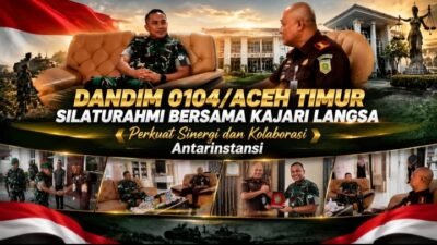 Dandim 0104/Aceh Timur Silaturahmi Bersama Kajari Langsa, Perkuat Sinergi dan Kolaborasi Antarinstansi
