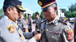 Kapolres Aceh Timur Pimpin Upacara Sertijab 19 Pejabat Berganti, Tekankan Sinergi Polisi dan Masyarakat