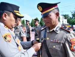 Kapolres Aceh Timur Pimpin Upacara Sertijab 19 Pejabat Berganti, Tekankan Sinergi Polisi dan Masyarakat