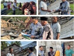 Wakil Bupati Aceh Timur, T. Zainal Abidin Tinjau Langsung Rumah Warga yang Roboh di Pante Bayam Madat