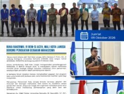 Buka RAKERWIL IV BEM-SI Aceh, Wali Kota Langsa Dorong Penguatan Gerakan Mahasiswa