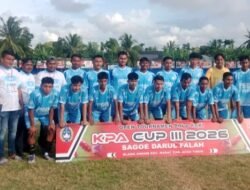 Open Turnamen KPA Cup III Sagoe Darulfalah, PSB Bintah Libas Singa Meurante 3-0
