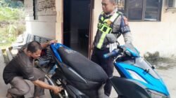 Berikan Rasa Nyaman Warga, Satlantas Polres Aceh Timur Tertibkan Sepeda Motor Berknalpot Brong