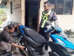 Berikan Rasa Nyaman Warga, Satlantas Polres Aceh Timur Tertibkan Sepeda Motor Berknalpot Brong