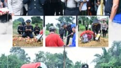 Beri Penghormatan Terakhir, Kapolres Aceh Timur Pimpin Upacara Pemakaman Aiptu Miko Fernandez