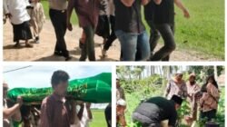 Kapolsek Nurussalam Antar Imam Gampong Matang Seuleumak ke Peristirahatan Terakhir