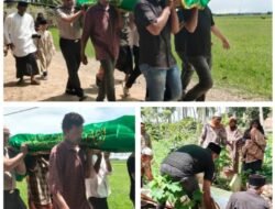 Kapolsek Nurussalam Antar Imam Gampong Matang Seuleumak ke Peristirahatan Terakhir