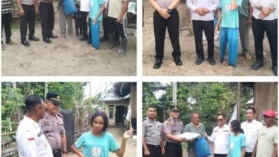 Kapolsek Idi Rayeuk dan Muspika Serahkan Bantuan untuk Warga Disabilitas