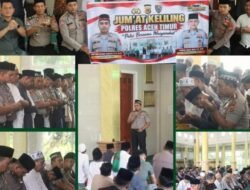 Jum’at Keliling di Peudawa, Kapolres Aceh Timur Ajak Jama’ah Lindungi Keluarga dari Narkoba