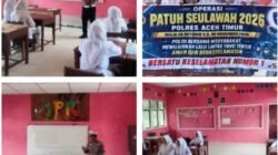 Operasi Patuh Seulawah 2026, Satlantas Polres Aceh Timur Edukasi Pelajar
